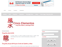 Tablet Screenshot of fengshui-cincoelementos.com